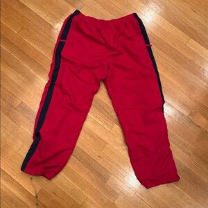 Catalina Red Y2K nylon pants Mens large.